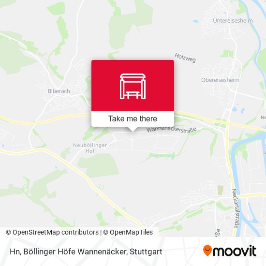 Hn, Böllinger Höfe Wannenäcker map