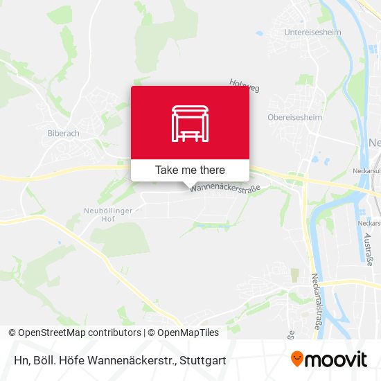 Карта Hn, Böll. Höfe Wannenäckerstr.