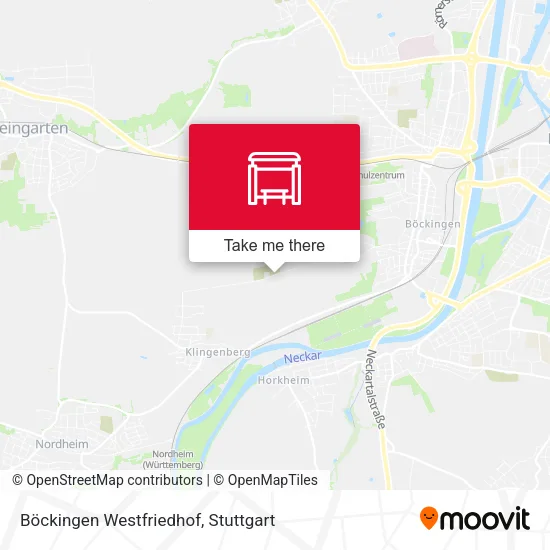 Карта Böckingen Westfriedhof