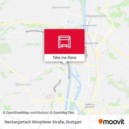 Neckargartach Wimpfener Straße map