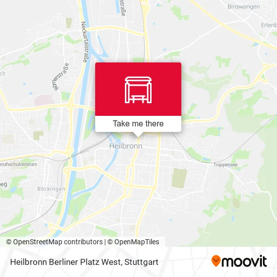 Карта Heilbronn Berliner Platz West