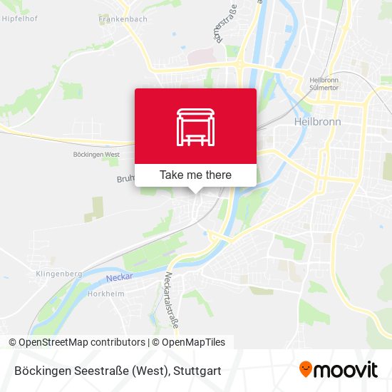 Böckingen Seestraße (West) map