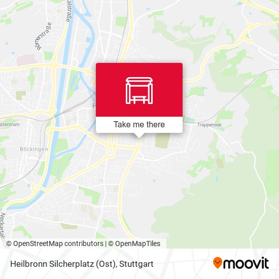 Heilbronn Silcherplatz (Ost) map
