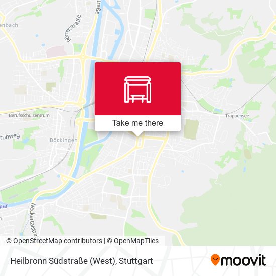 Heilbronn Südstraße (West) map