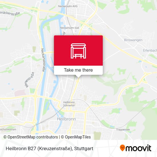 Heilbronn B27 (Kreuzenstraße) map
