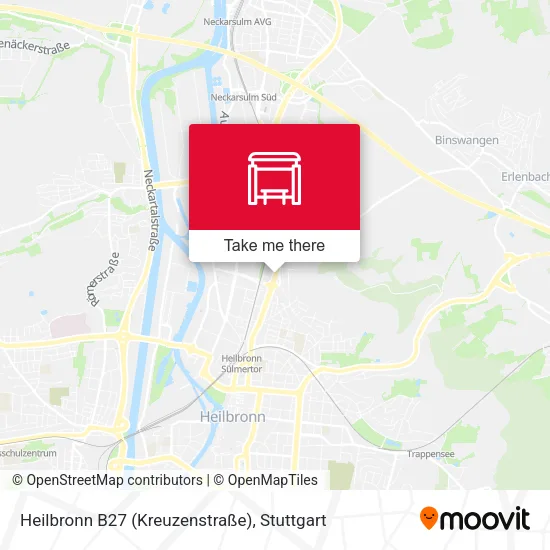 Карта Heilbronn B27 (Kreuzenstraße)