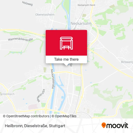Карта Heilbronn, Dieselstraße