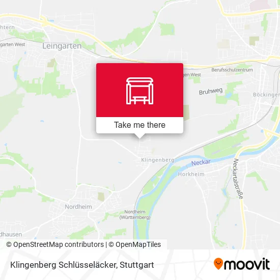 Карта Klingenberg Schlüsseläcker