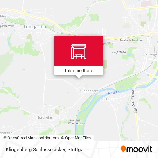 Карта Klingenberg Schlüsseläcker
