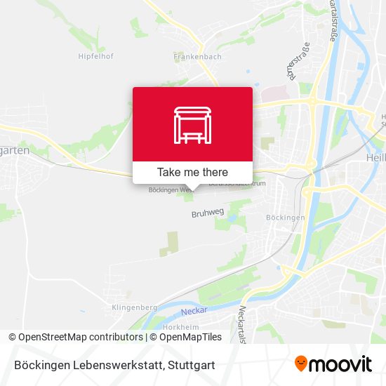 Böckingen Lebenswerkstatt map