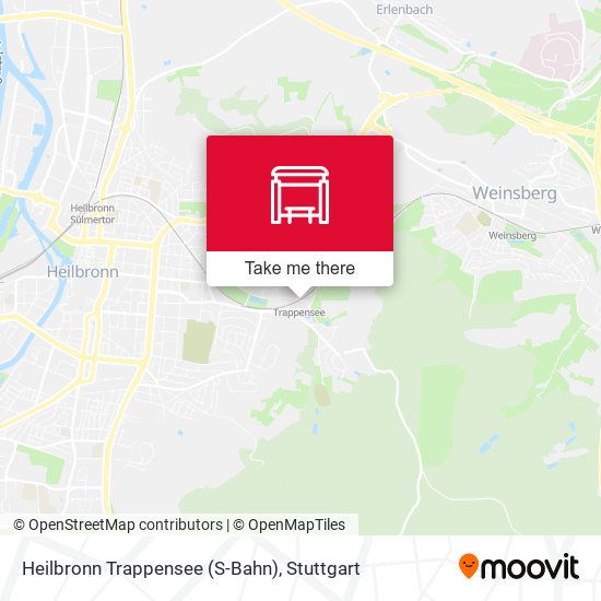 Heilbronn Trappensee (S-Bahn) map