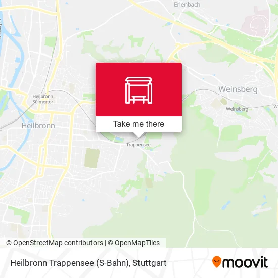 Карта Heilbronn Trappensee (S-Bahn)