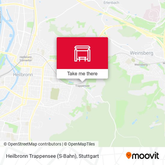 Heilbronn Trappensee (S-Bahn) map