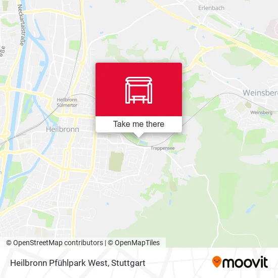Карта Heilbronn Pfühlpark West