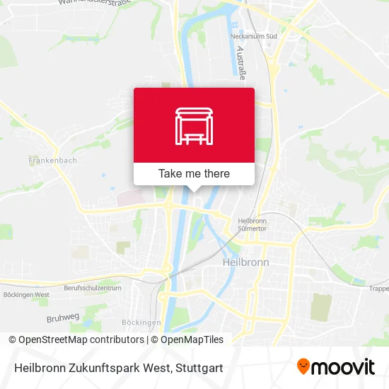 Карта Heilbronn Zukunftspark West