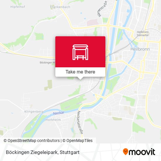 Böckingen Ziegeleipark map