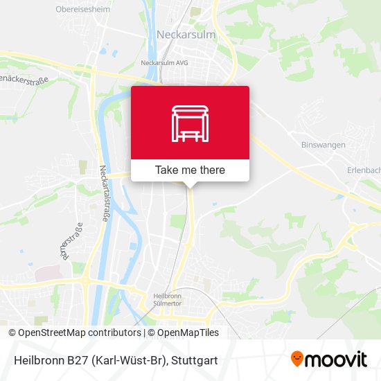 Heilbronn B27 (Karl-Wüst-Br) map