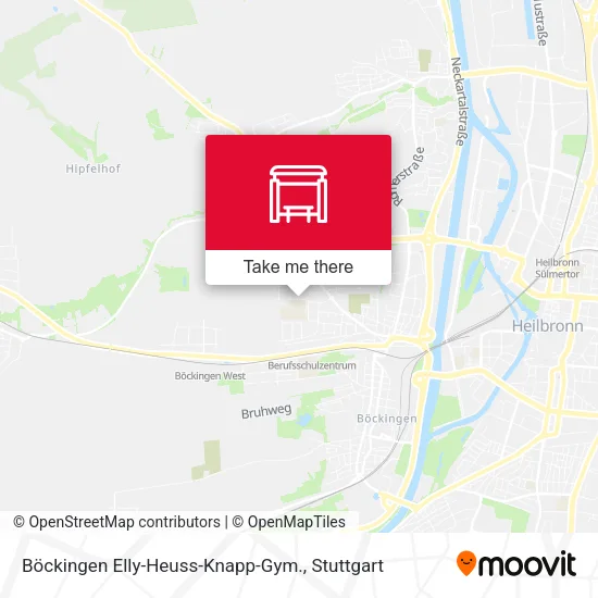 Карта Böckingen Elly-Heuss-Knapp-Gym.