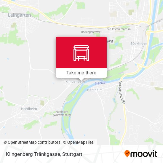 Klingenberg Tränkgasse map