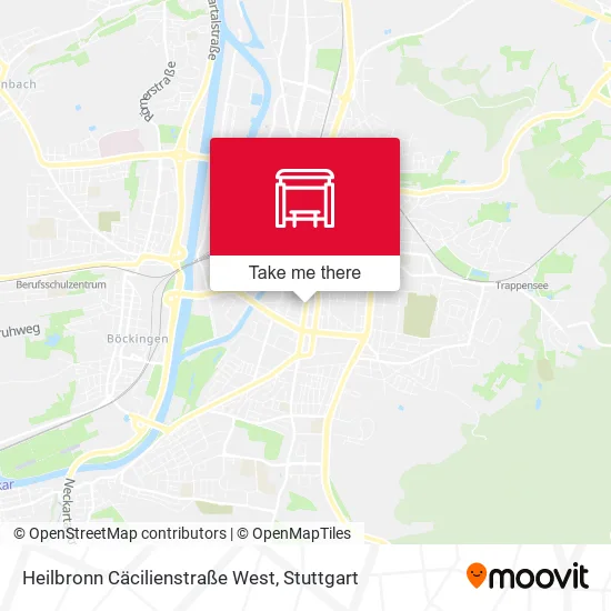 Карта Heilbronn Cäcilienstraße West