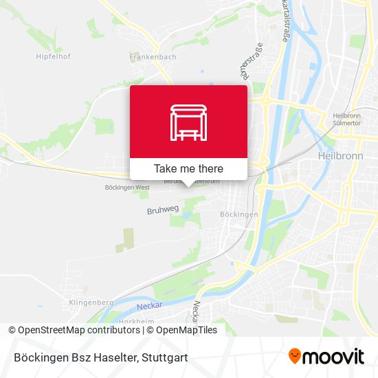 Böckingen Bsz Haselter map
