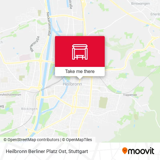 Карта Heilbronn Berliner Platz Ost