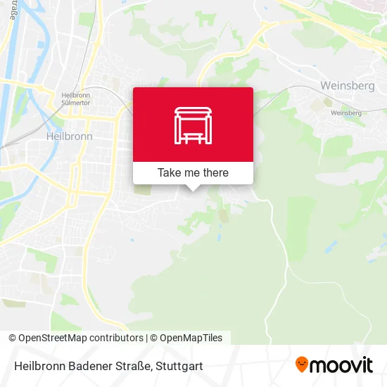 Карта Heilbronn Badener Straße