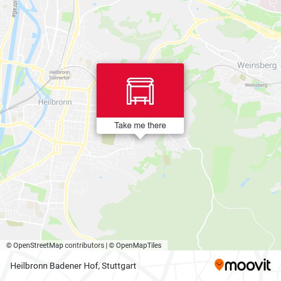 Heilbronn Badener Hof map