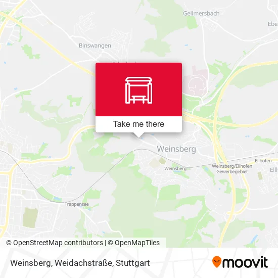 Карта Weinsberg, Weidachstraße