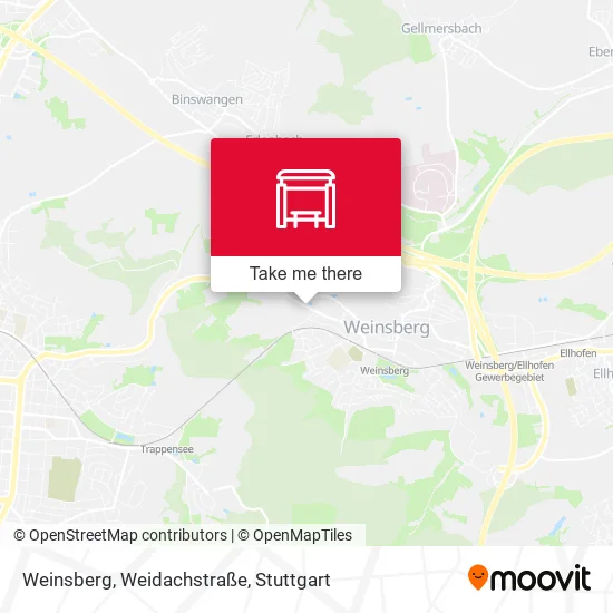 Карта Weinsberg, Weidachstraße