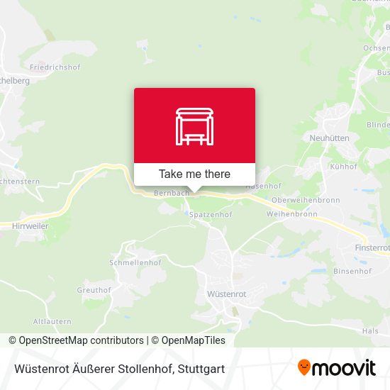 Wüstenrot Äußerer Stollenhof map