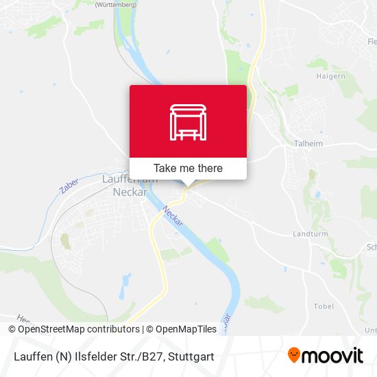 Карта Lauffen (N) Ilsfelder Str./B27