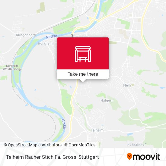 Talheim Rauher Stich Fa. Gross map