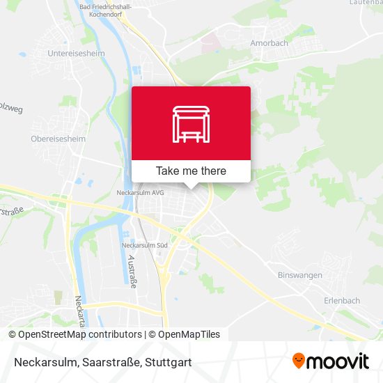 Neckarsulm, Saarstraße map
