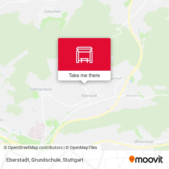 Карта Eberstadt, Grundschule