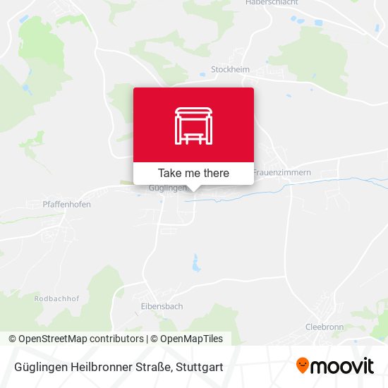 Güglingen Heilbronner Straße map