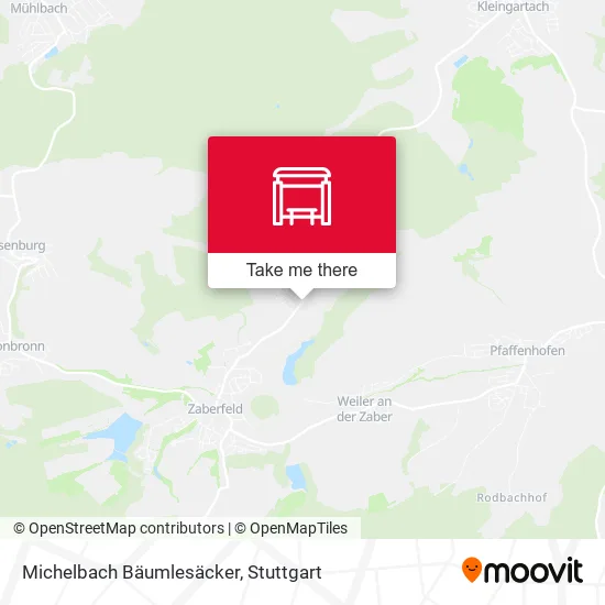 Карта Michelbach Bäumlesäcker