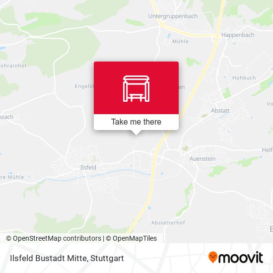Карта Ilsfeld Bustadt Mitte