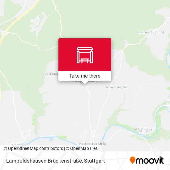 Карта Lampoldshausen Brückenstraße