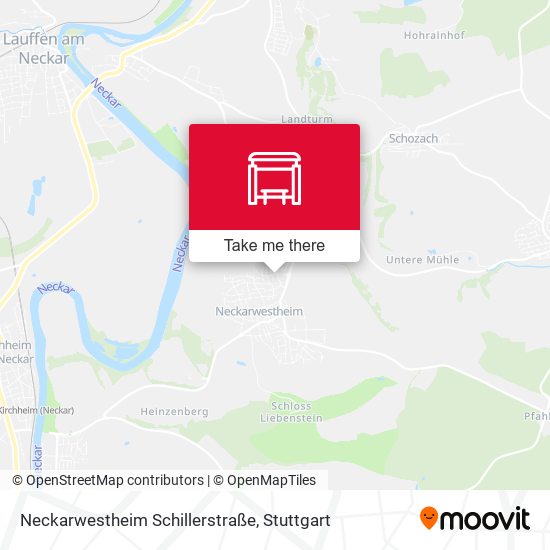 Neckarwestheim Schillerstraße map