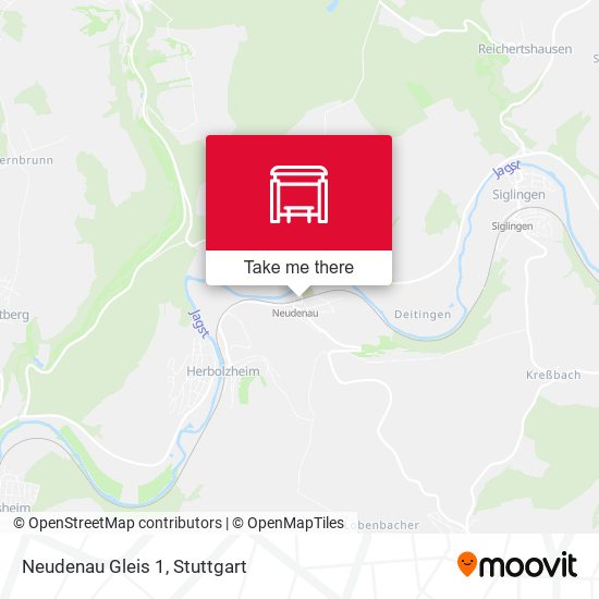 Карта Neudenau Gleis 1