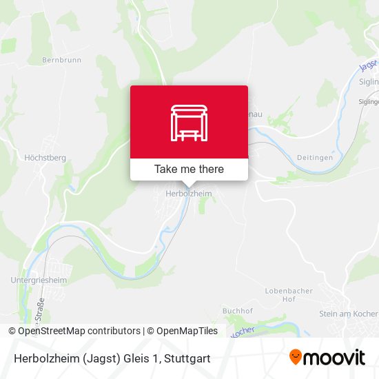 Herbolzheim (Jagst) Gleis 1 map