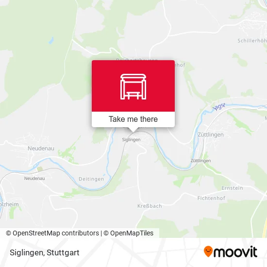 Карта Siglingen