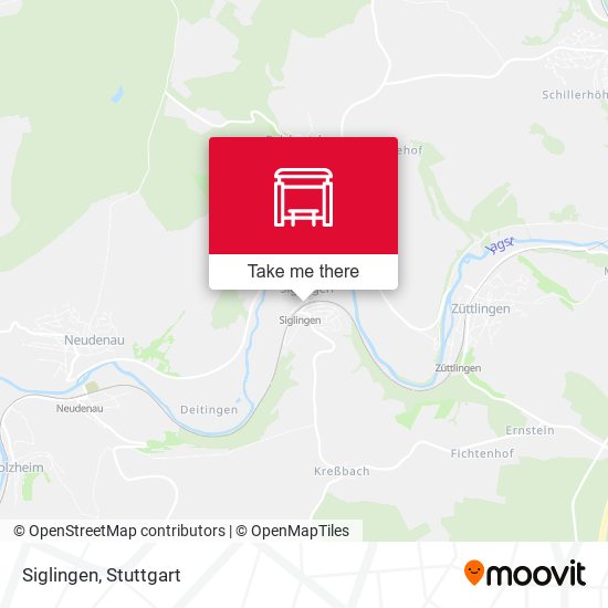 Карта Siglingen
