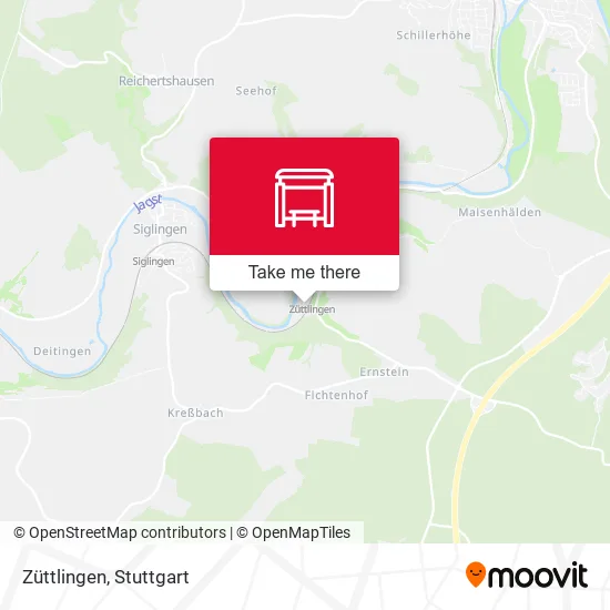Карта Züttlingen