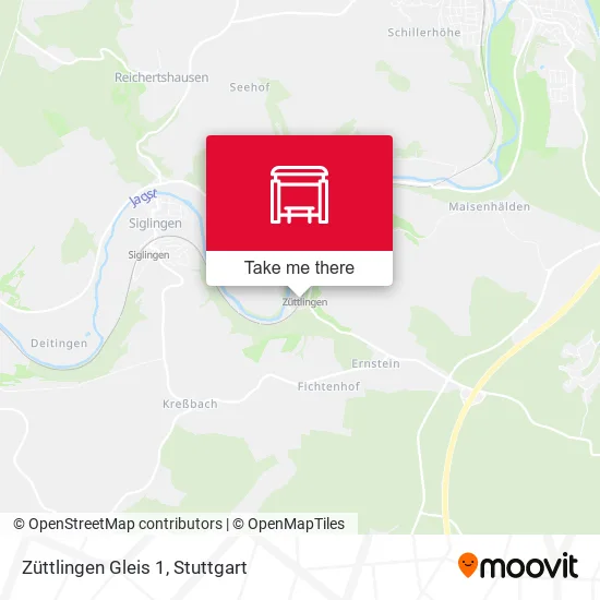 Карта Züttlingen Gleis 1