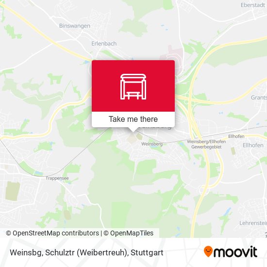 Карта Weinsbg, Schulztr (Weibertreuh)