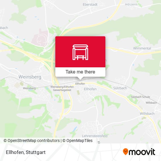 Карта Ellhofen