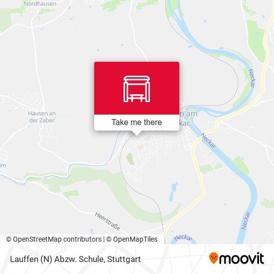 Lauffen (N) Abzw. Schule map