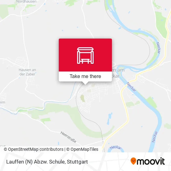 Карта Lauffen (N) Abzw. Schule